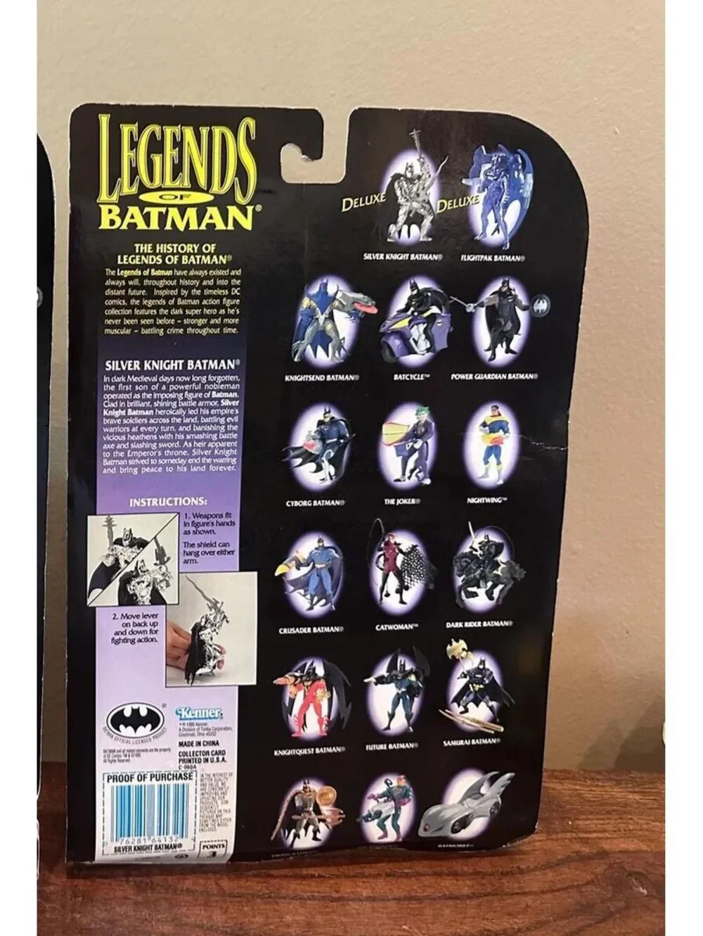 Legends of Batman Action Figures NIB - Silver Knight Batman